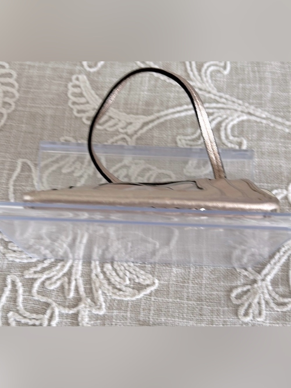 Coach Metallic Embossed Card/ Key Holder Wristlet - Picture 5 of 11